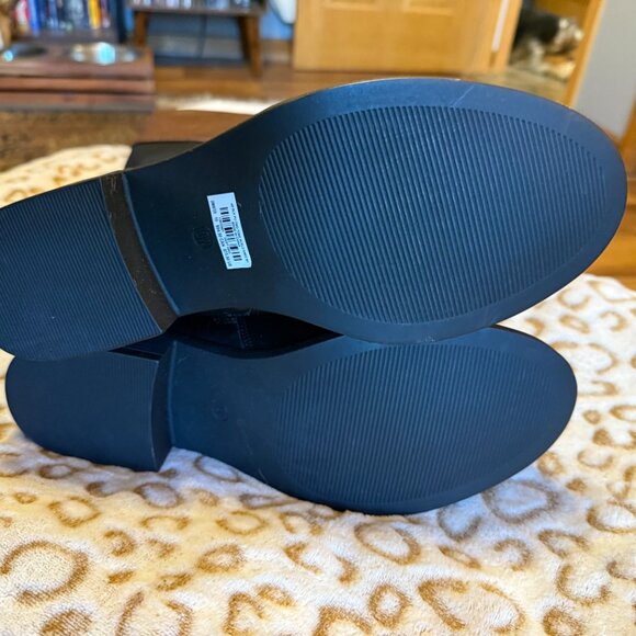 Black and Brown Wide Calf Boots - Picture 2 of 2